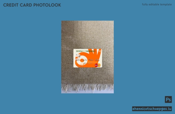 Albanien Intesa Sanpaolo Bank Mastercard Foto-Look-Beispielvorschau